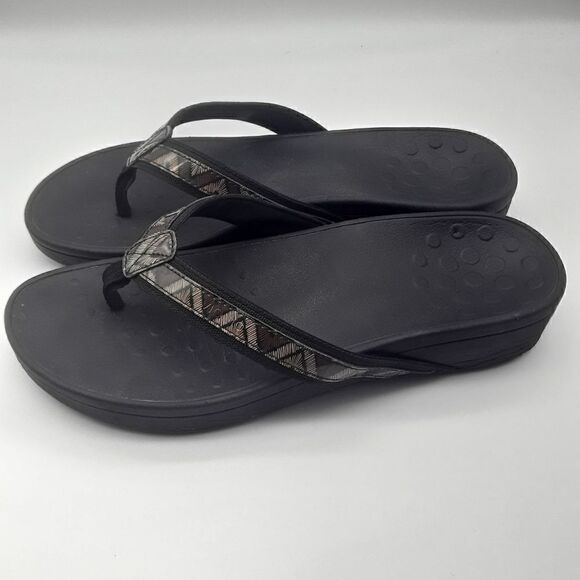 Vionic Pacific High Tide Platform Women's Sandals Size 10 Black Color - Picture 1 of 7